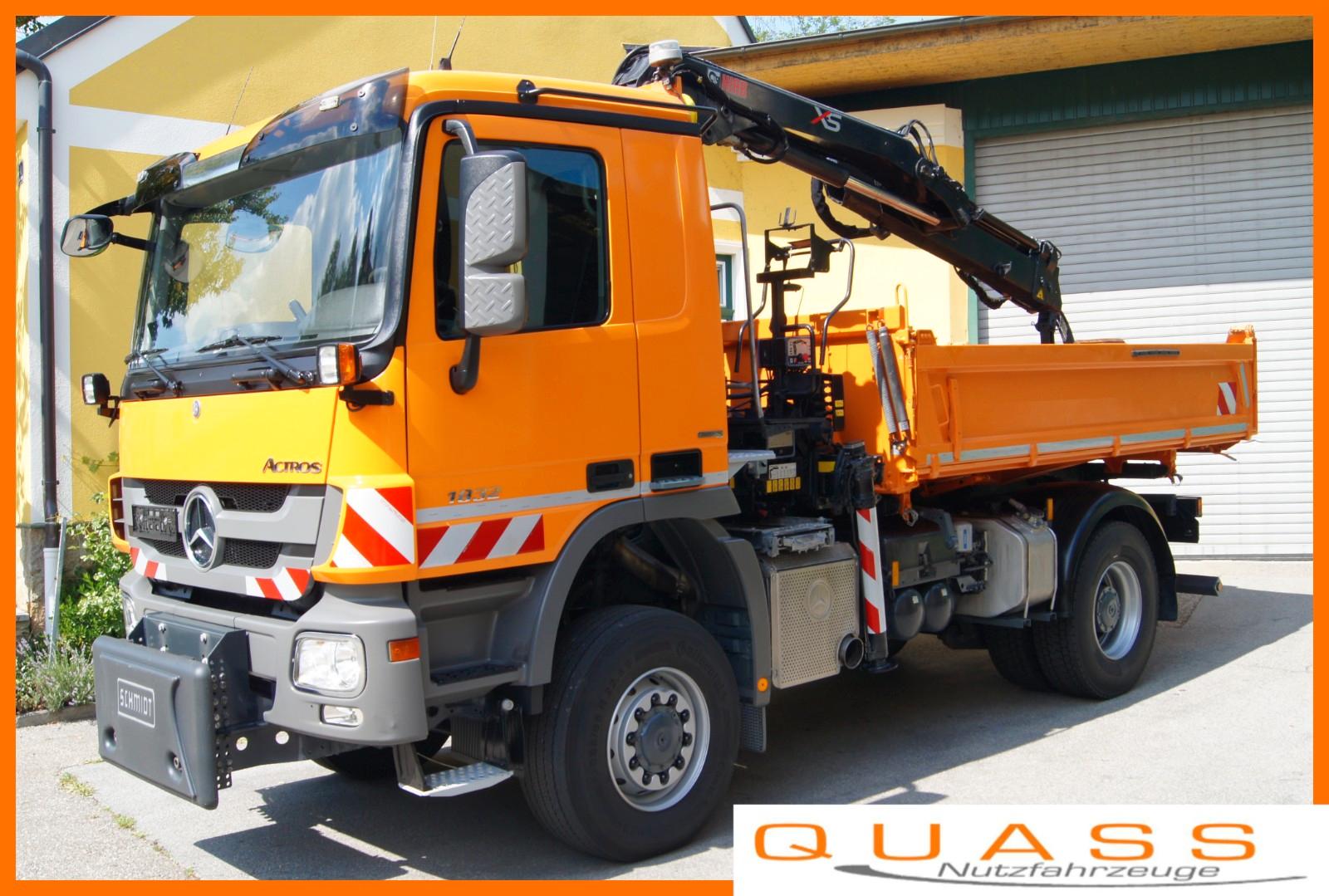 Mercedes-Benz ACTROS 1832 /4x4/TÜV/HIAB 111/MEILLER/Winterd.