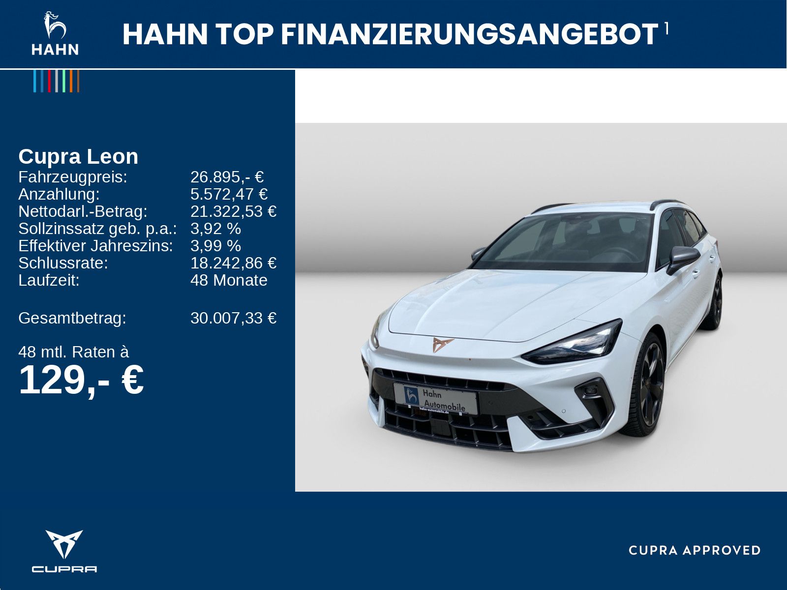 Cupra Leon Sportstourer 1.5eTSI DSG ACC Cam LED Navi foto 2