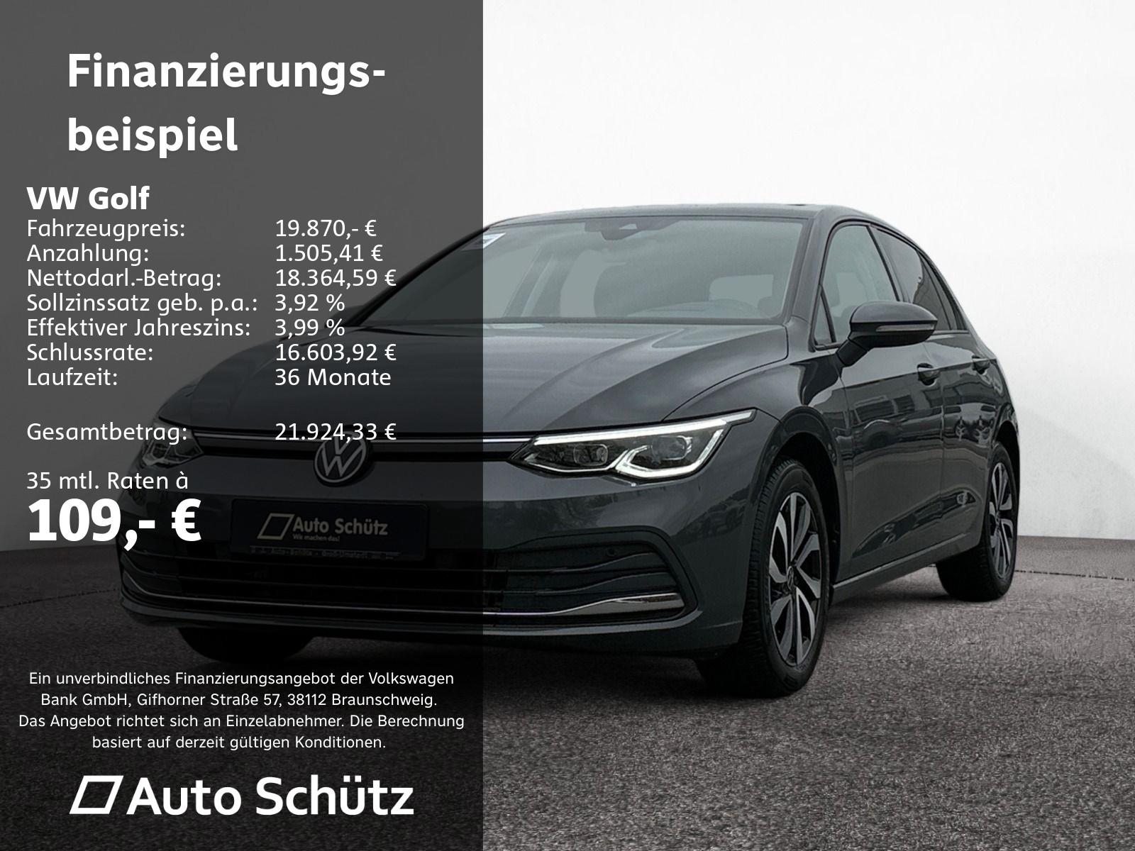 Volkswagen Golf VIII 1.5 TSI Active+NAVI+RFK+Standhzg+LED+A