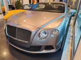Bentley Continental GT V12 - silberne Bentley Continental GT