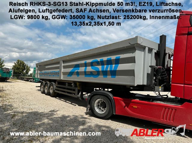 Reisch RHKS-3-SG13 Kippmulde 50m3 Schrottmulde Abbruch