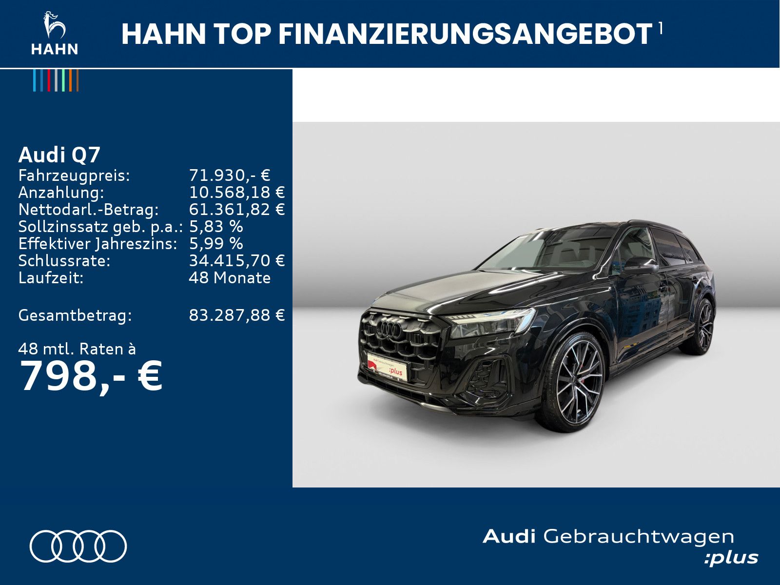 Audi Q7 50 TDI quattro S line AHK Standh B&O HUD Virt foto 2