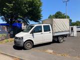 Volkswagen T5 Pritsche Plane Doppelkabine AHK  - VW T5 Transporter Gebrauchtwagen in Frankfurt