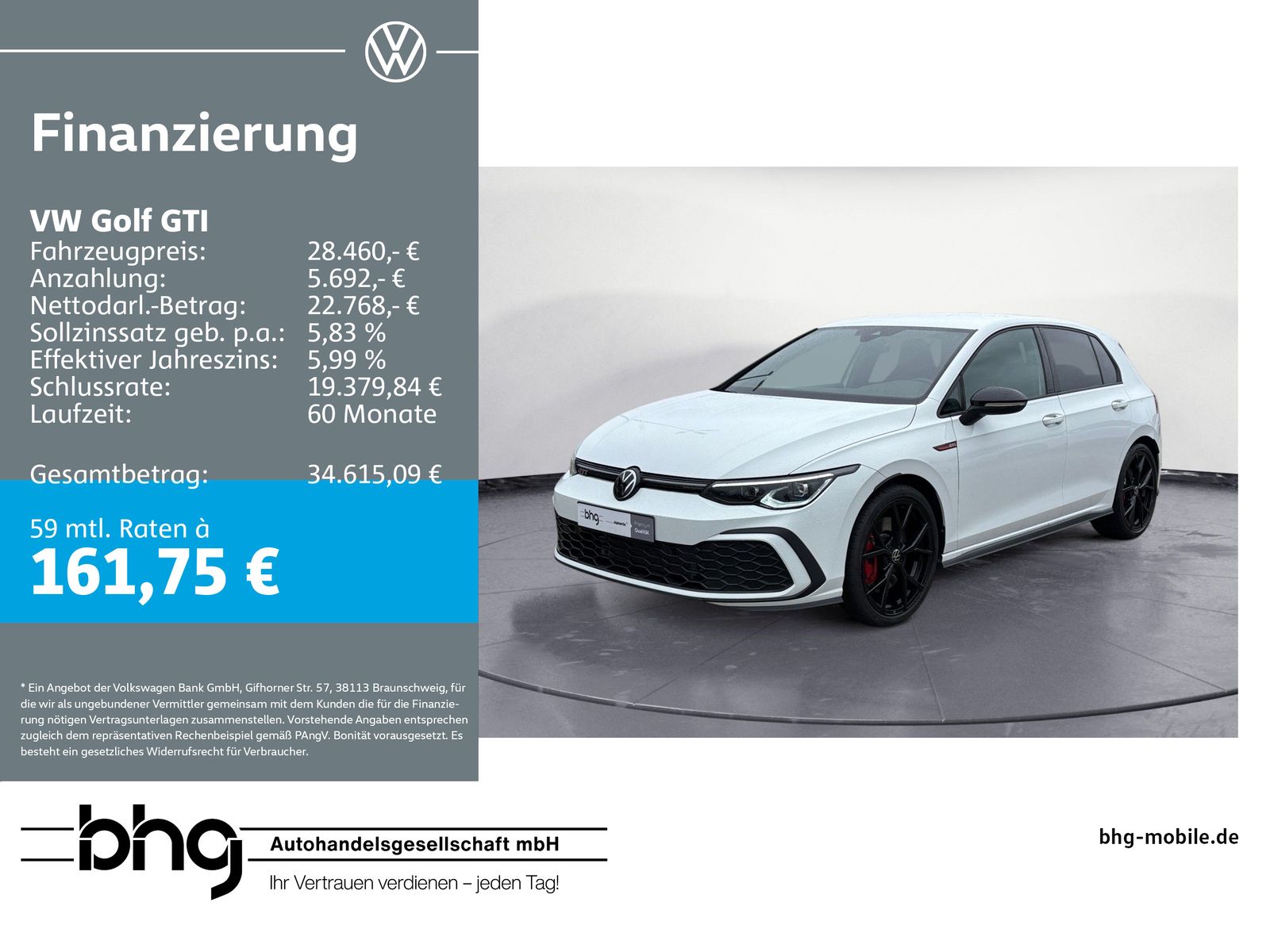 Volkswagen Golf GTI 2.0 TSI