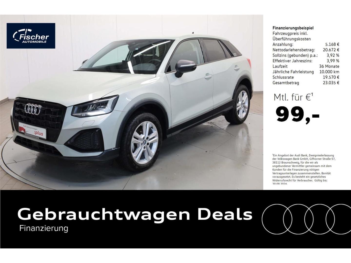 Audi Q2 30 TFSI Advanced AHK/NAV/RFK/SH/LED/DAB
