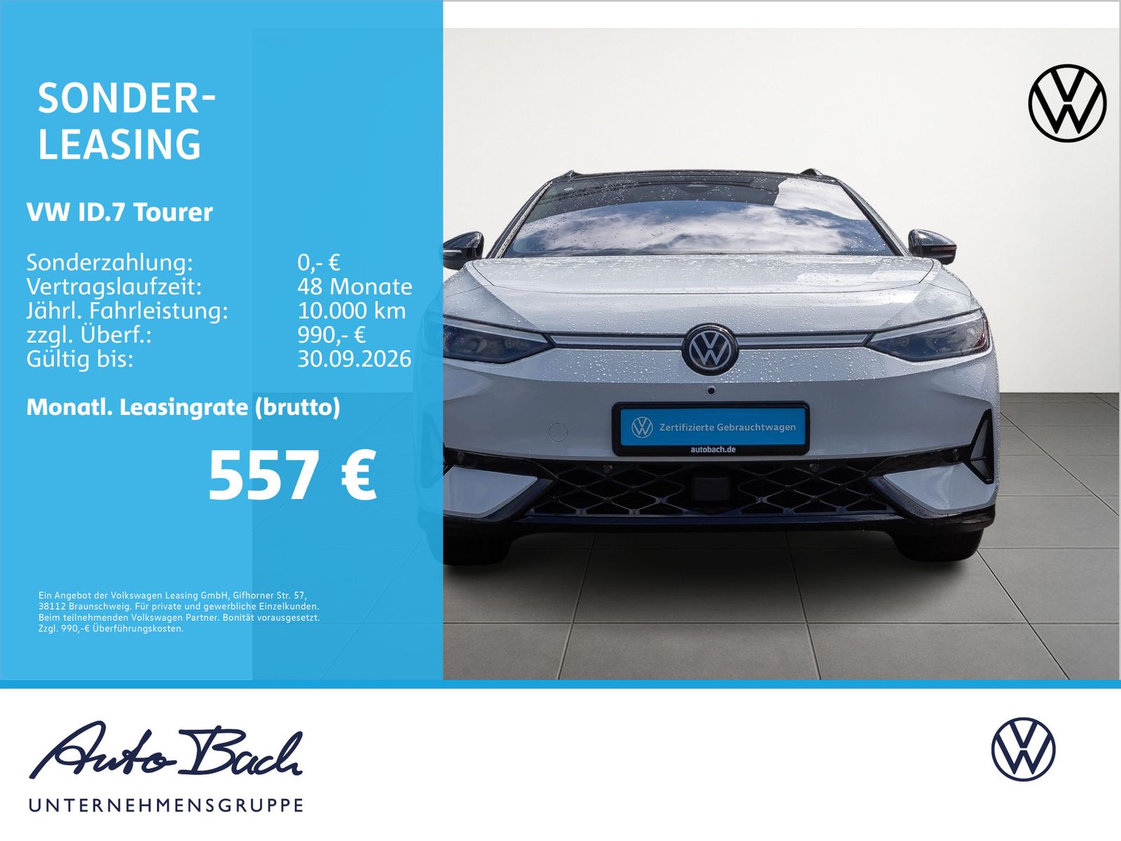 Volkswagen ID.7 Tourer GTX, Panoramadach, AHK, Navi, LED-Ma imagem 2