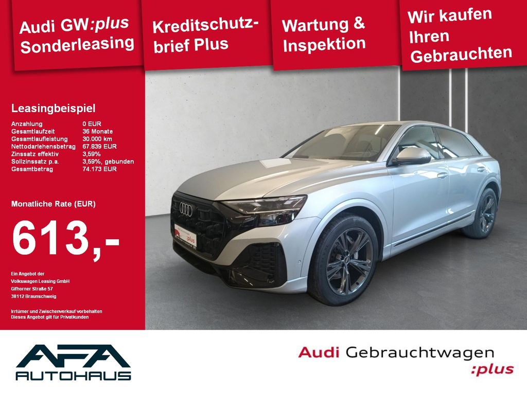 Audi Q8 45 TDI qu. tiptr. Luft*AHK*360°*Opt.Schwarz