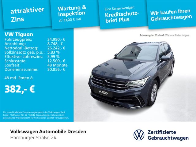 Volkswagen Tiguan R-Line 2.0 TDI DSG LED AHK TRAVEL KESSY