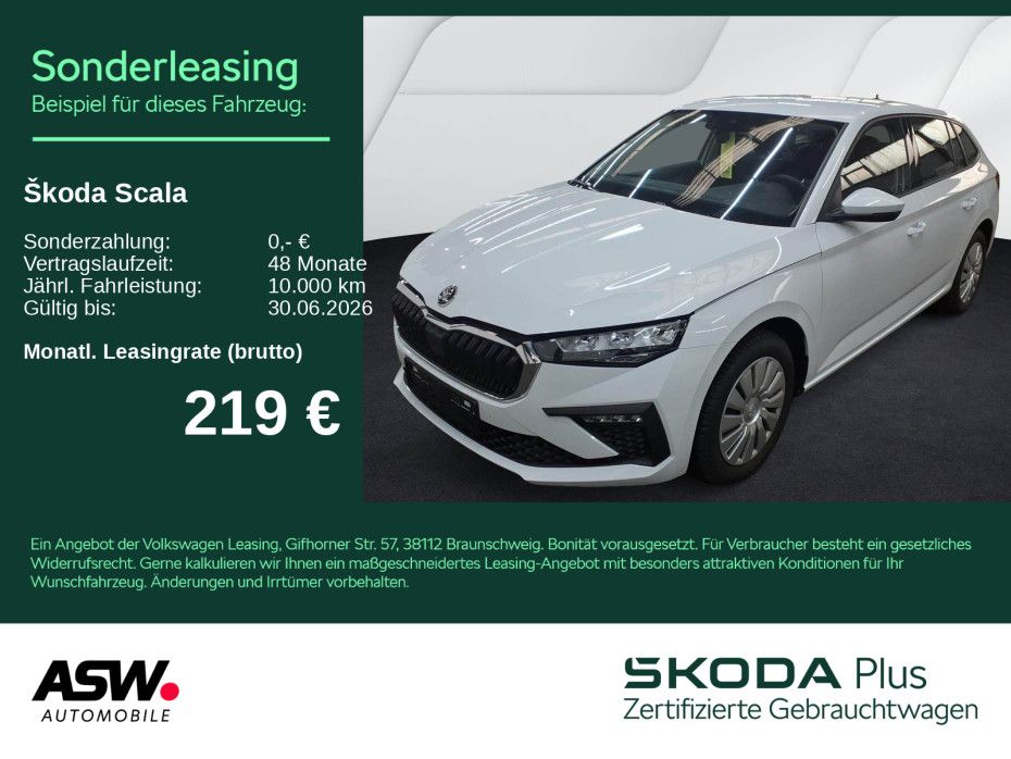 Scala Essence 1.0 TSI DSG LED PDC SHZ GRA