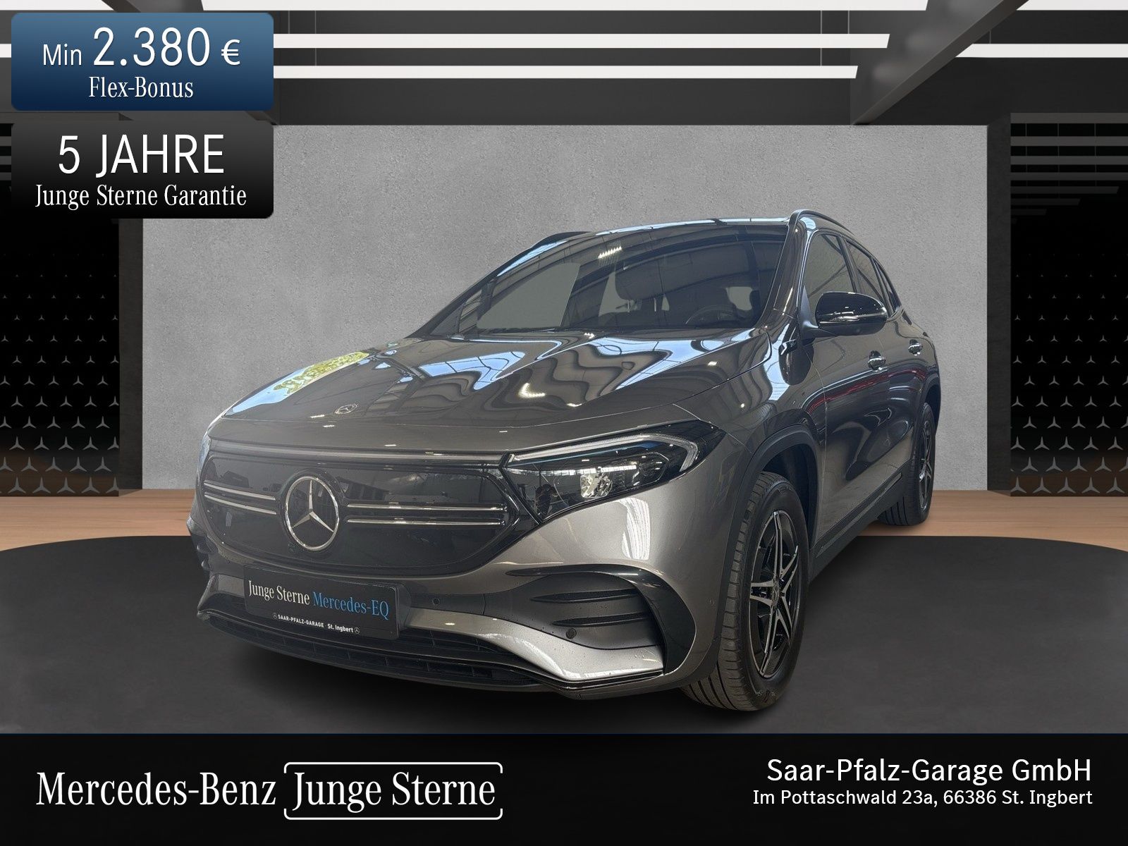 MERCEDES-BENZ EQA 300 4M AMG*NIGHT*MEMORY*PANO*AHK*DISTR+*360°