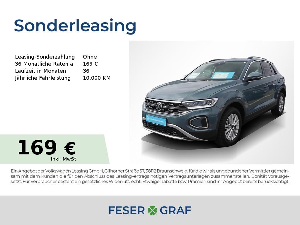 Volkswagen T-Roc 1.0 l TSI CarPlay LED Navi V-Cockp.