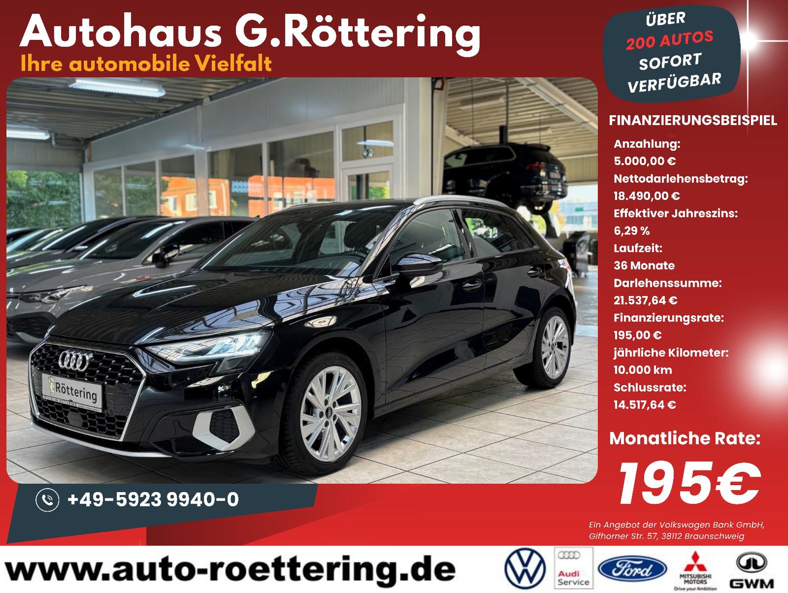 Audi A3 Sportback 35 TDI advanced LED+KAMERA+NAVI+GRA
