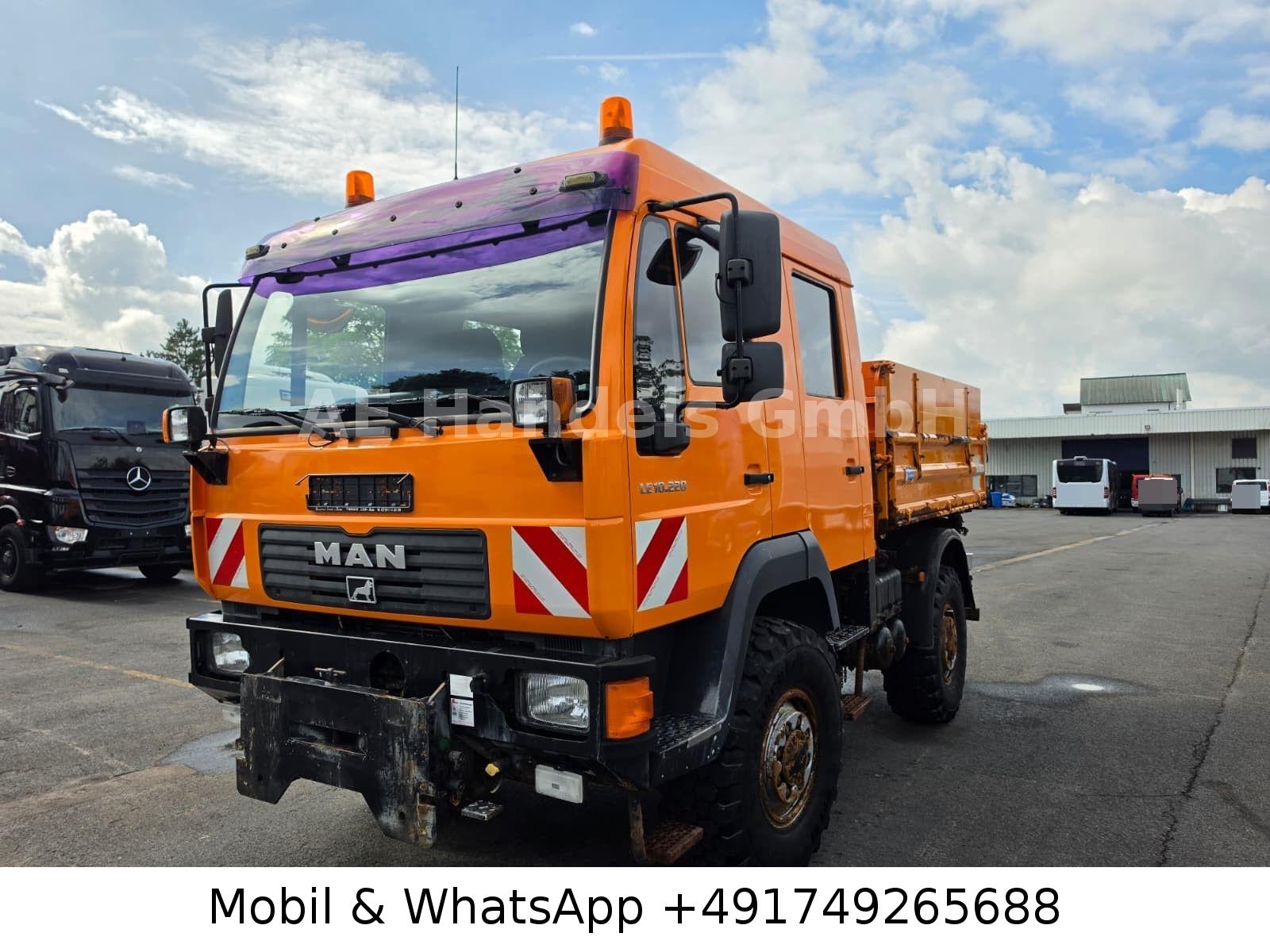 MAN LE 10.220 BB 4x4 DoKa *6+1 Sitze/Manual/AHK