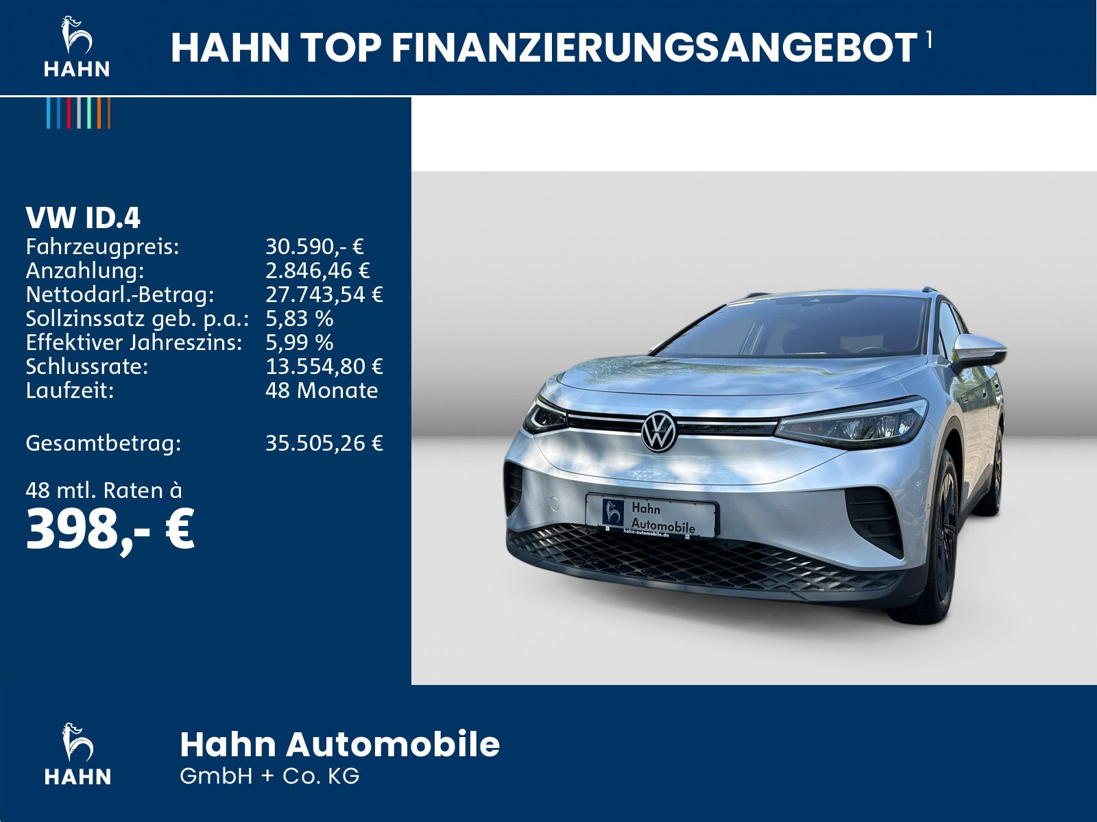 Volkswagen ID.4 Pro Performance WäPu Cam LED SHZ Navi ACC imagem 2