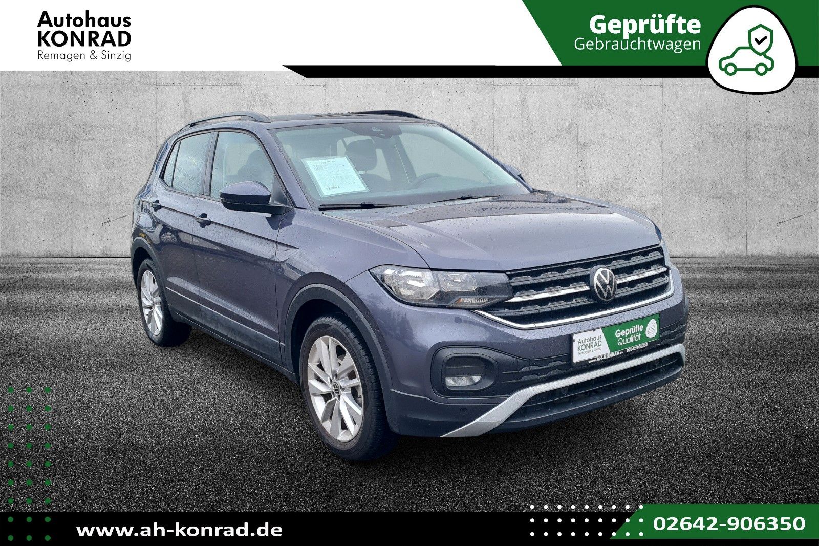Fahrzeugabbildung Volkswagen T-Cross 1.0 TSI DSG Life*SITZHZNG*APP*PDC*