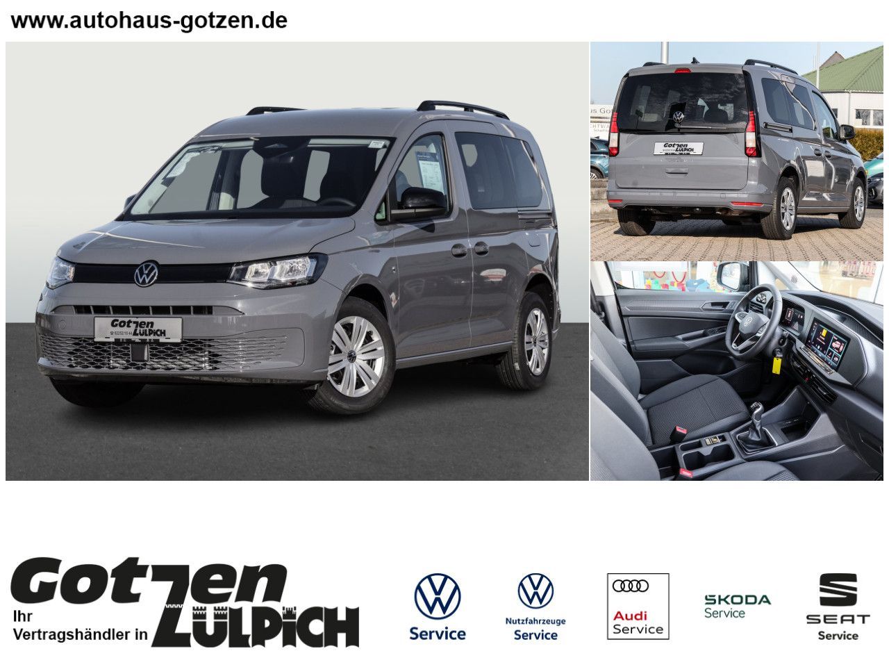 Fahrzeugabbildung Volkswagen Caddy 1.5 TSI Klima AHK App-Connect Winterpaket
