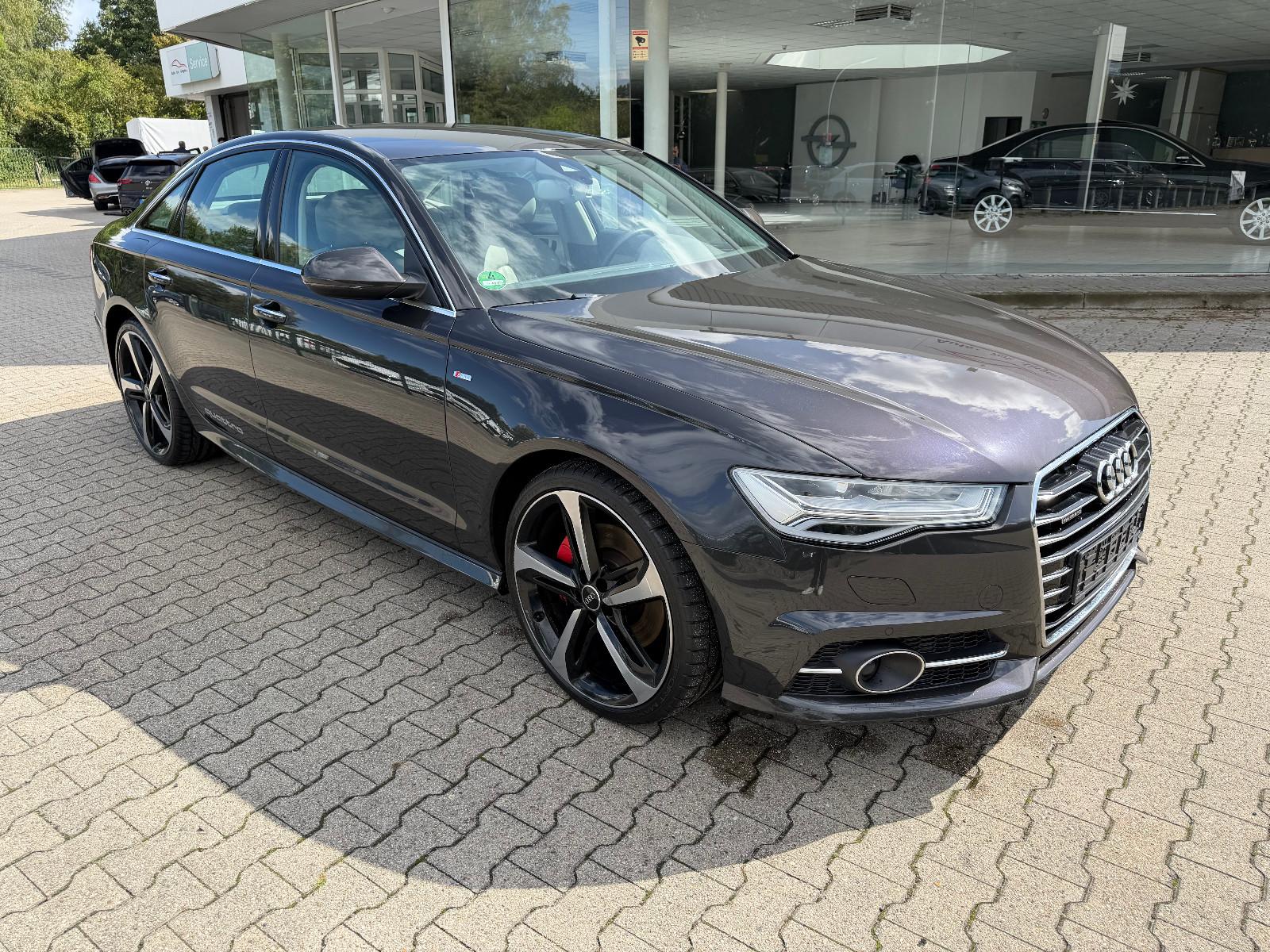 AUDI A6 LIM. 3.0 TDI S-LINE COMPLET LED / GPS / CUIR / QUATT | 272 ch | 4X4 | BVA | HAYON ÉLECTRIQUE | PACK SPORT | VOLANT EN CUIR