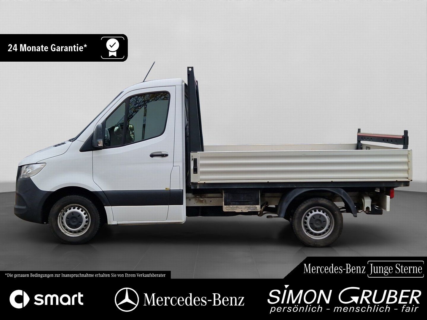 Fahrzeugabbildung Mercedes-Benz Sprinter 316 Pritsche Kompakt 3Sitze Klima AHK