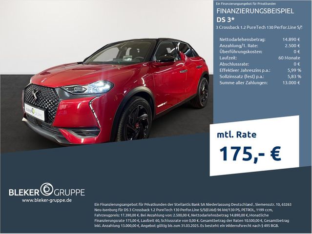 DS Automobiles 3 Crossback 1.2 PureTech 130 Perfor.Line S/S(EU