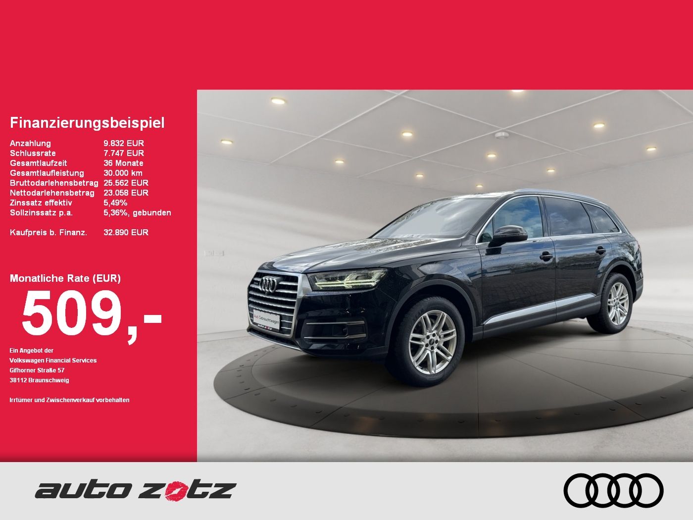 AUDI Q7 matrix,360,Kam.,PANO,PDC,AHK,2xKlima,4xSHZ,LM
