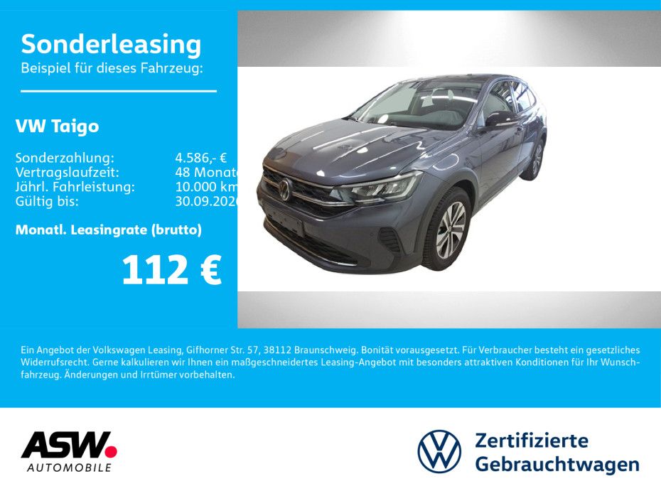 Volkswagen Taigo Energy 1.0 TSI NAVI LED PANO ACC SHZ PDC foto 1