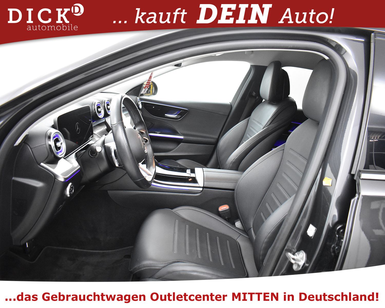 MERCEDES-BENZ C300e 2X AMG Line NIGHT+STDHZ+KAMER+LED+TEMP+18" - Image 14