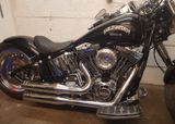 Harley-Davidson Fat Boy vivid black Custom Umbau - CHOPPER UMBAU