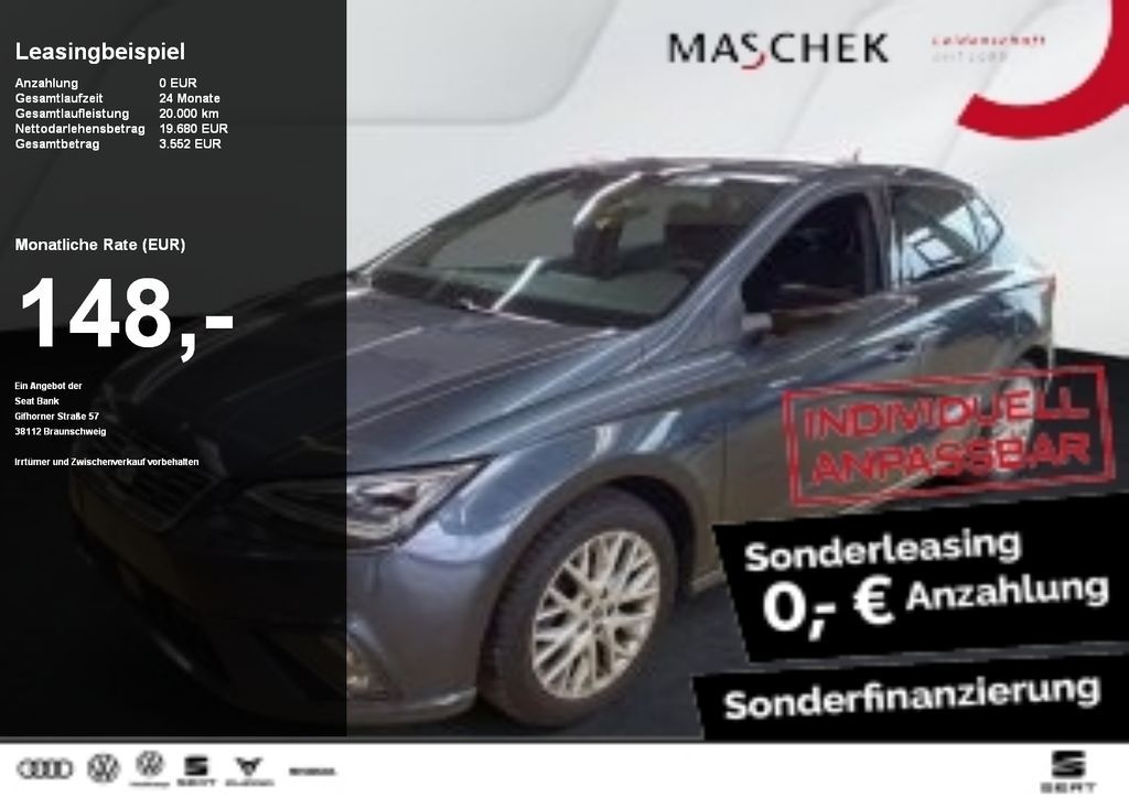 Ibiza FR 1.0 TSI RearView ACC Navi Sitzh. VC ACC