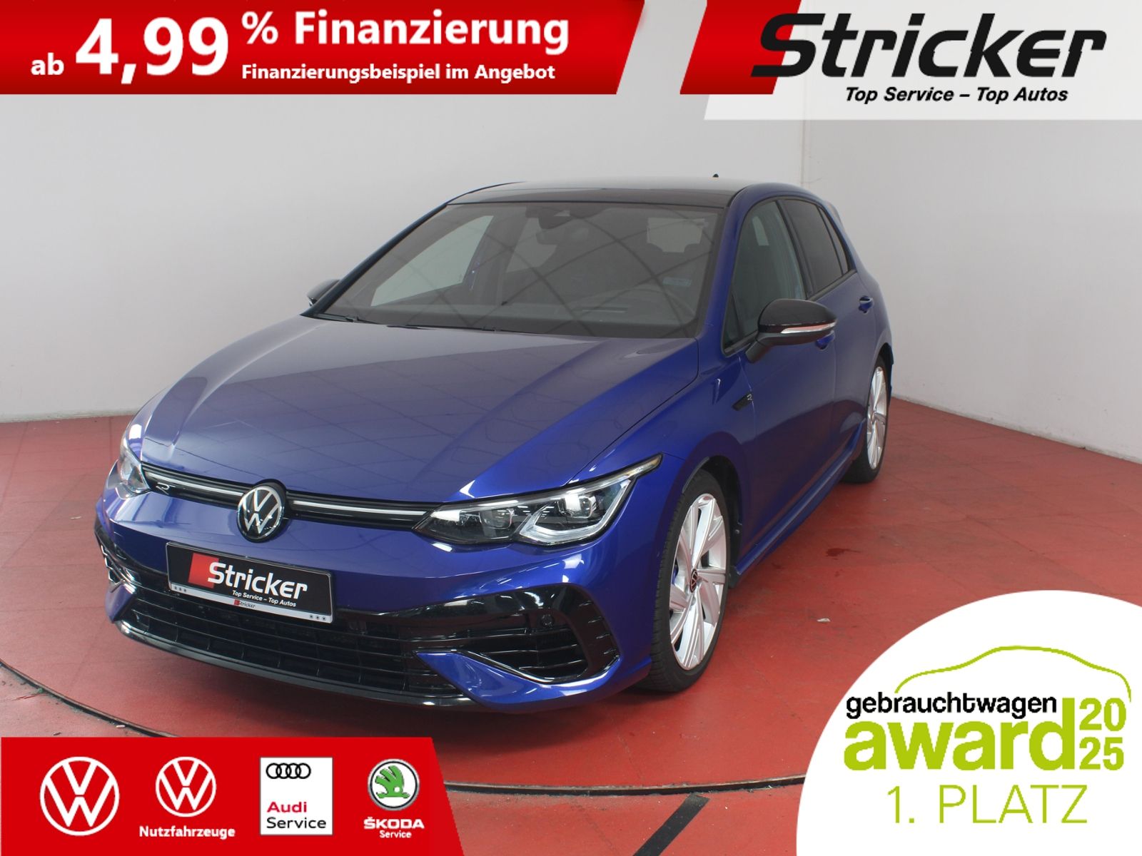 Volkswagen Golf R Black Style 2.0TSI 413,-ohne R foto 2