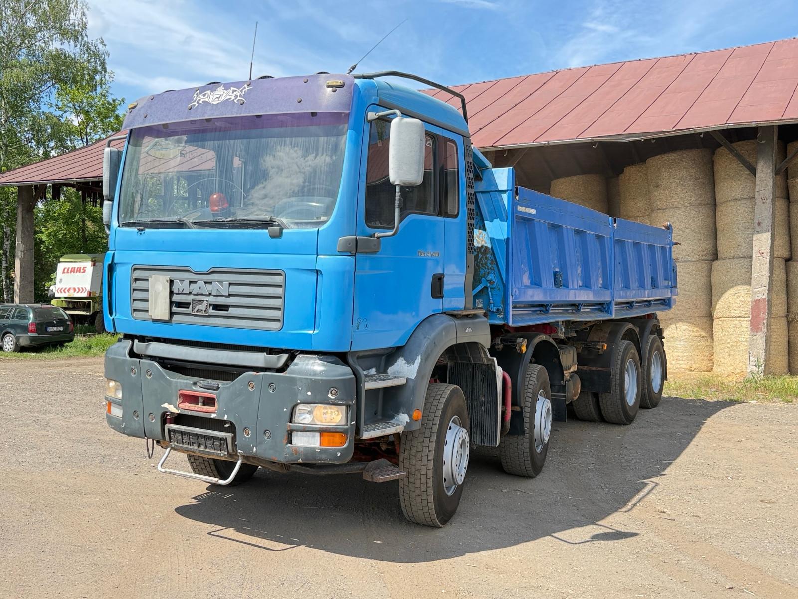 MAN TGA 41.410 MANUAL 8X4 KIPPER