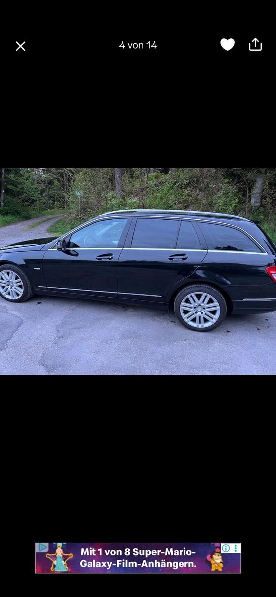 Mercedes-Benz C220 2009 — rear view