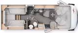 Malibu I 470 RB LE K comfort Md26 Mercedes -20tsd  - Wohnmobil oder -wagen Automatik Wohnwagen