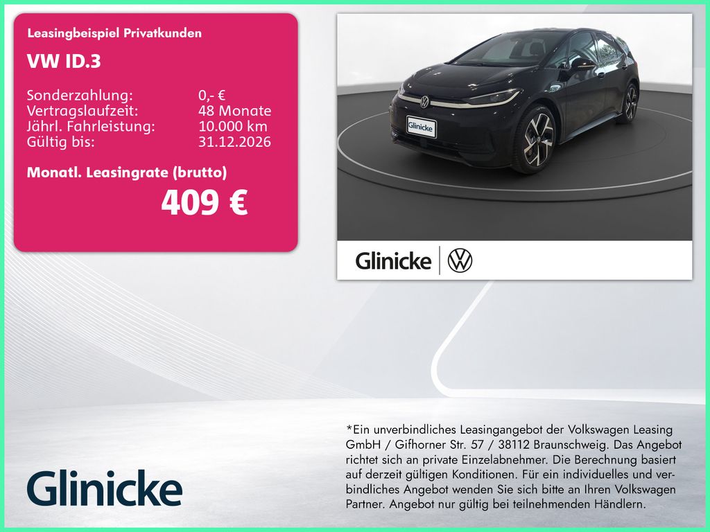 ID.3 Neo Life 58 kWh AHK Navi Ganzjahresreifen