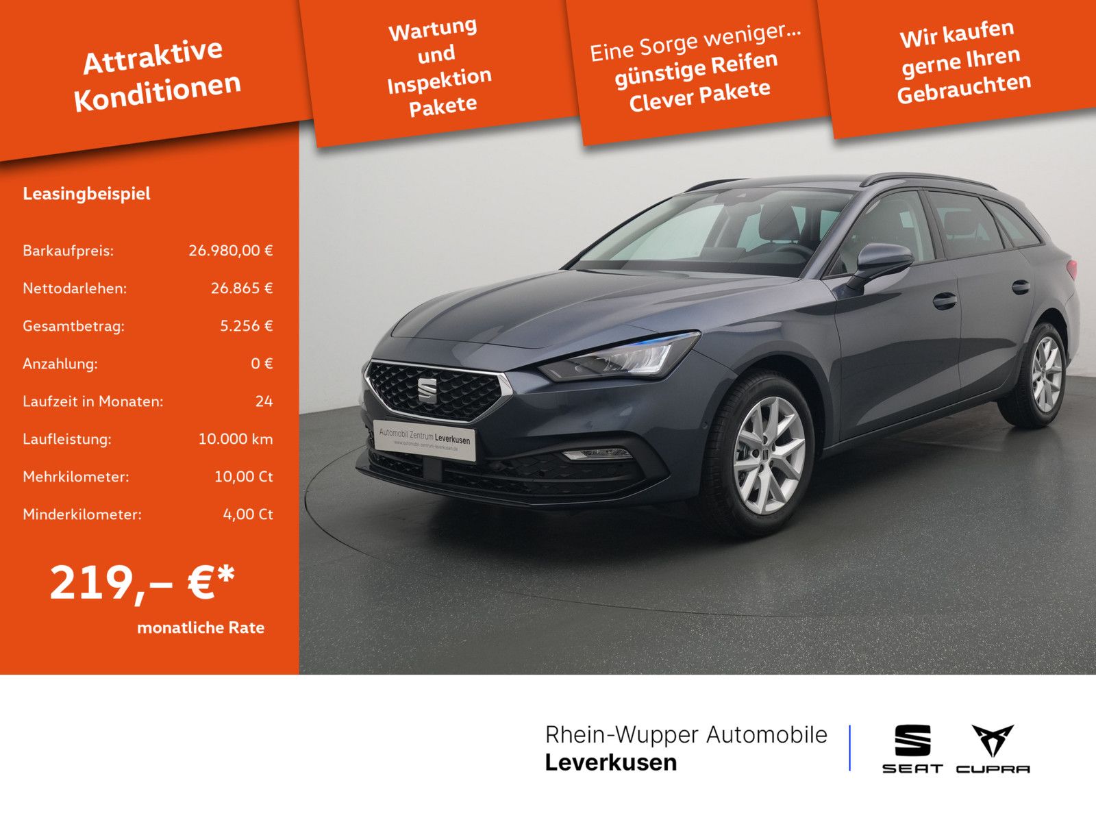 Seat Leon Sportstourer Road Edition ACC LED AHK KAM