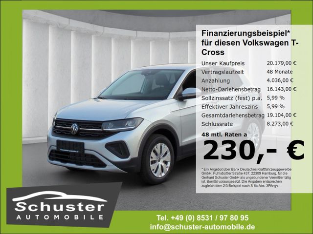 Volkswagen T-Cross 1.0TSI*LED SHZ VKZ-Erk PDC Bluetoo DAB+