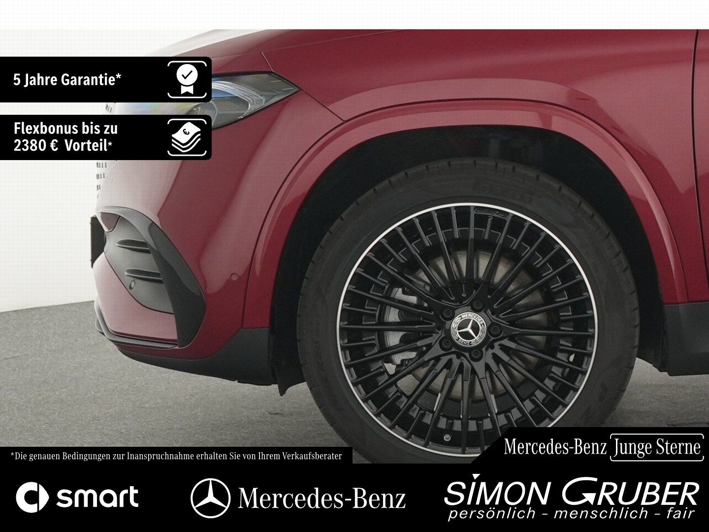 Fahrzeugabbildung Mercedes-Benz EQA 300 4M AMG Night Pano Burm HUD 360 Memory