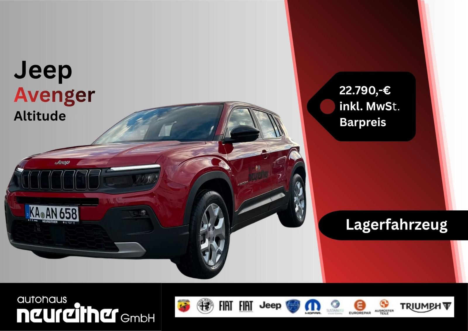 Jeep Avenger Altitude SHZ LED Allwetter Kamera