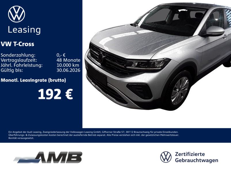 T-Cross 1.0 TSI LED/digi.C/Sitzhzg/bis08.2030Gar