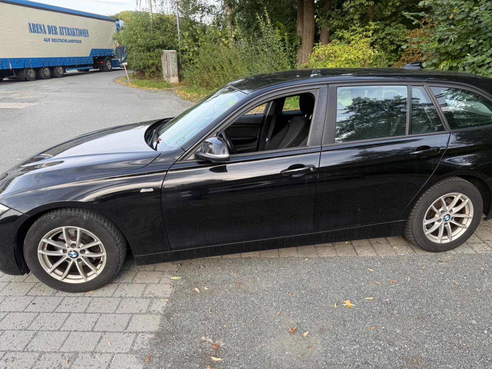 BMW 318 2013 — rear view