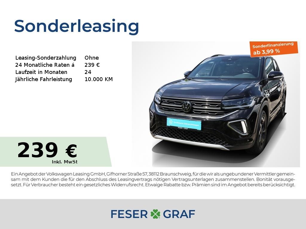 T-Cross 1.5 TSI R-Line DSG AHK Matrix Navi RüKa