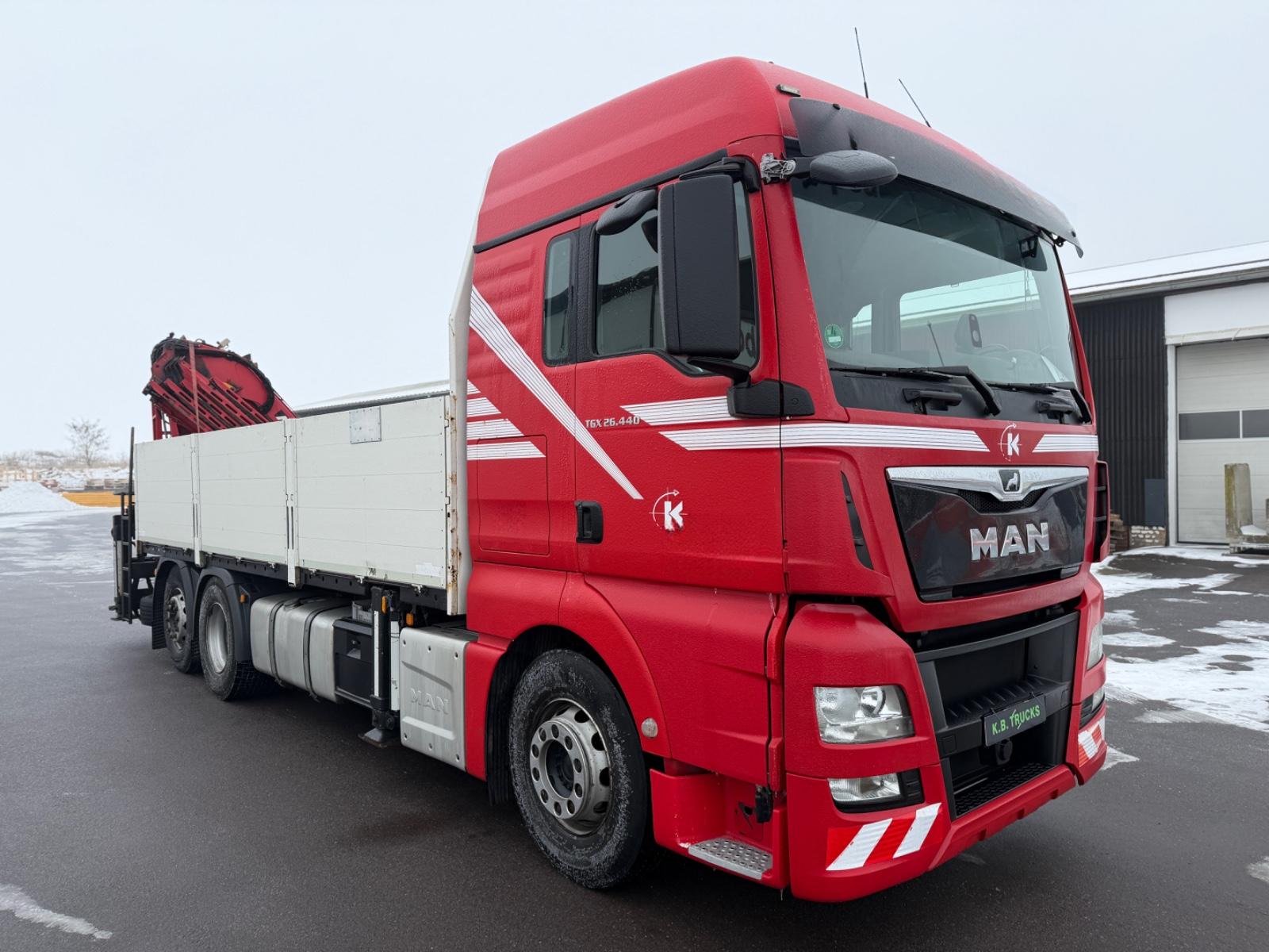 MAN TGX 26.440 6x2 Kran MKG HLK 341 a4 Remote Lenk