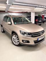 Volkswagen Sparsamer VW Tiguan mit Panoramadach, AHK,... - mit Benzin-Antrieb: Sparsame