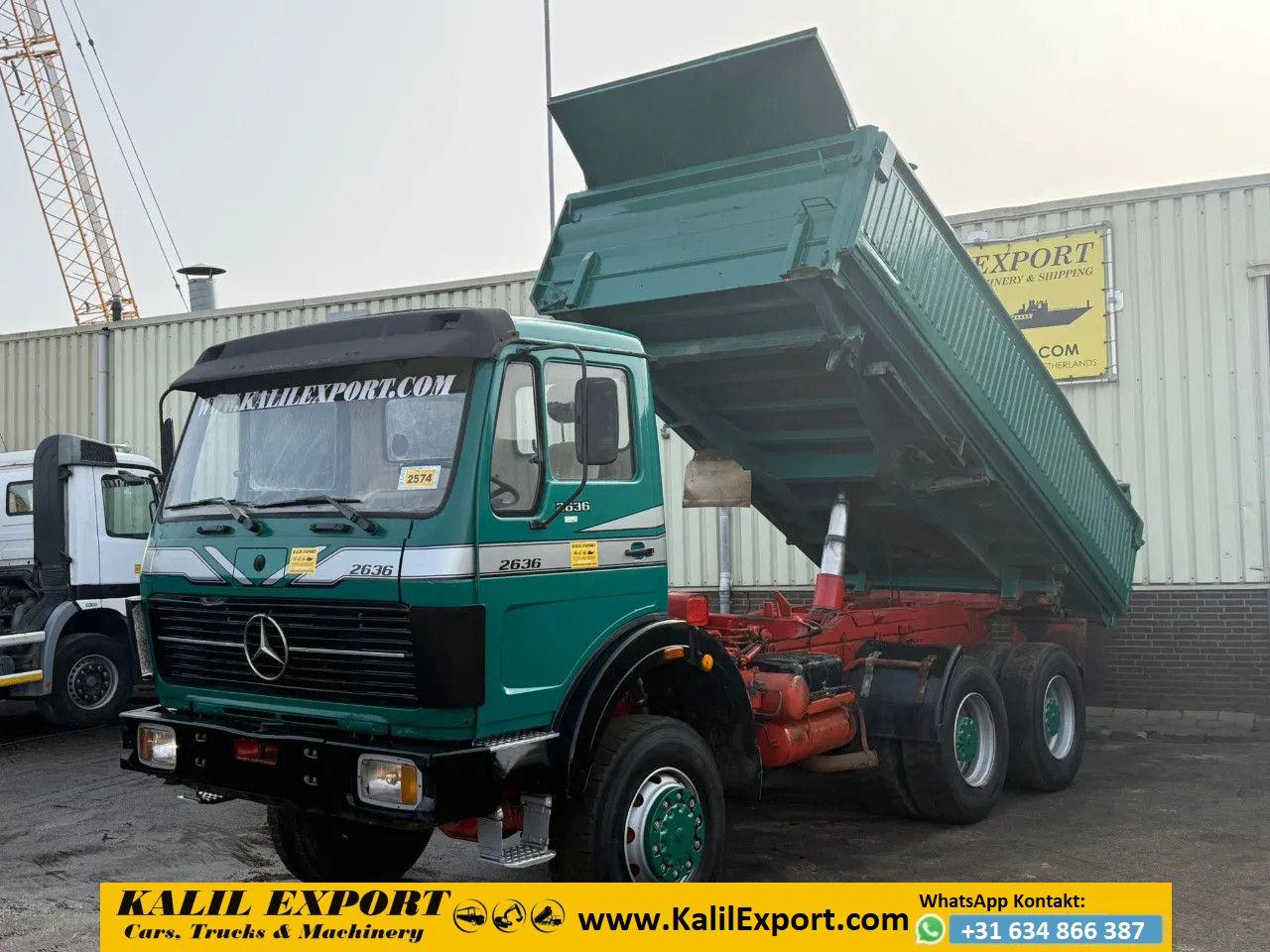 Mercedes-Benz SK 2636 Kipper 6x6 V10 ZF Full Steel Suspension