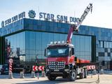 Mercedes-Benz  AROCS 3345 6x6 HMF 3220 Winch Crane tipper - Mercedes-Benz 322