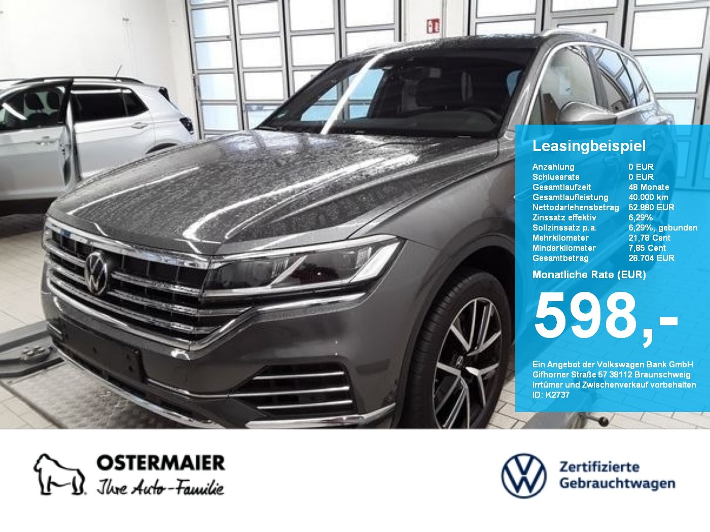 Volkswagen Touareg ATMOSPHERE 3.0TSI 340PS NP.100t.AHK.LEDE