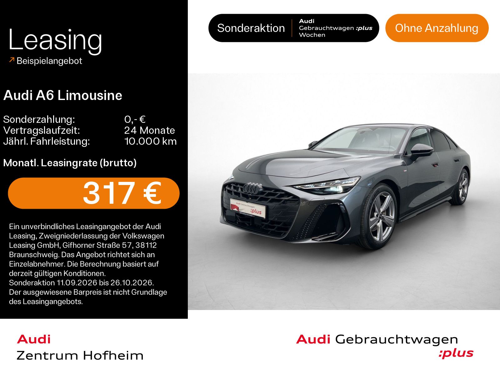 Audi A6 Limousine 40 TFSI 2x S line S tro*B&O*HUD*LED