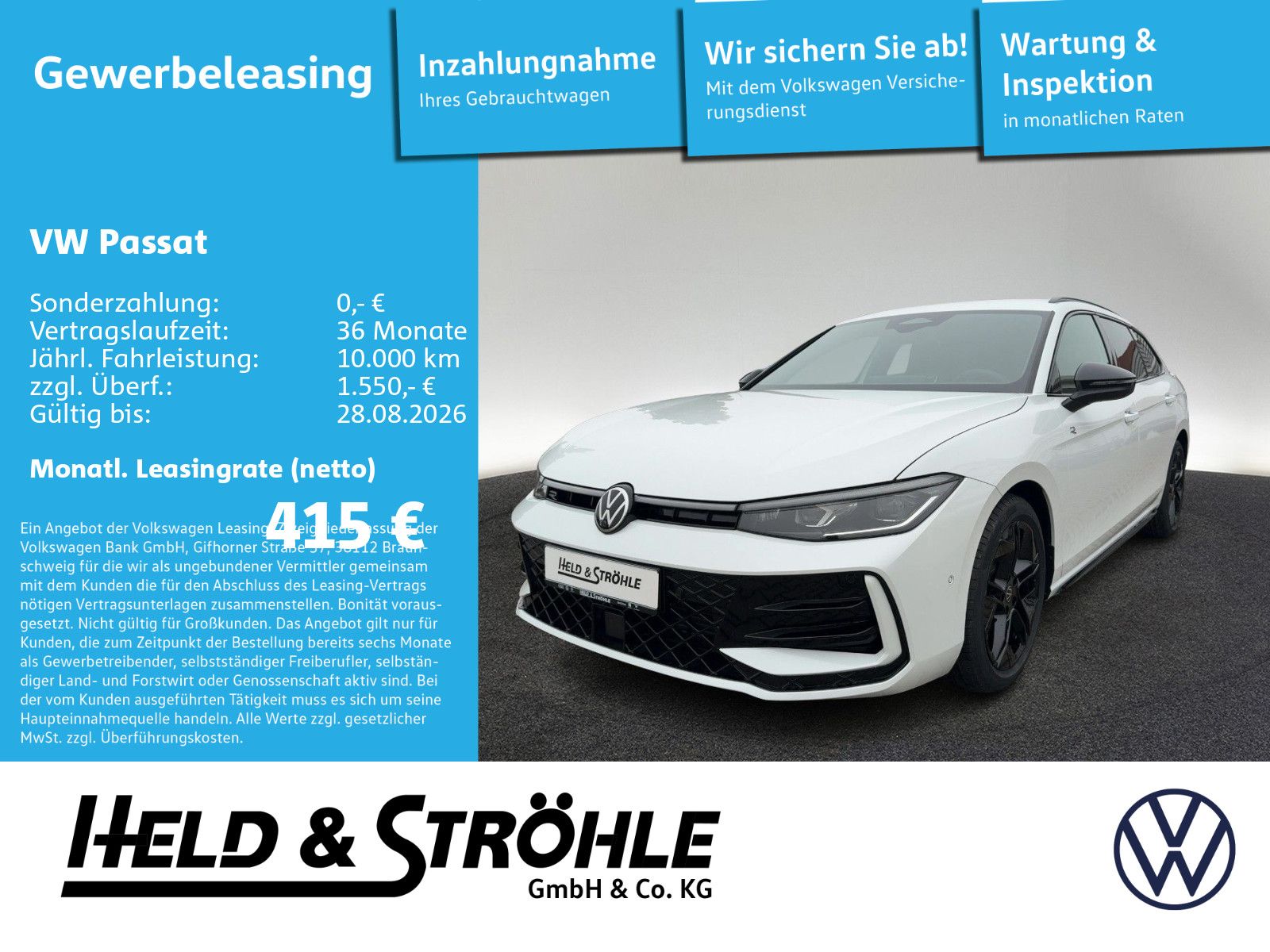 Volkswagen Passat R-Line 2.0TDI DSG Aktionszulassung