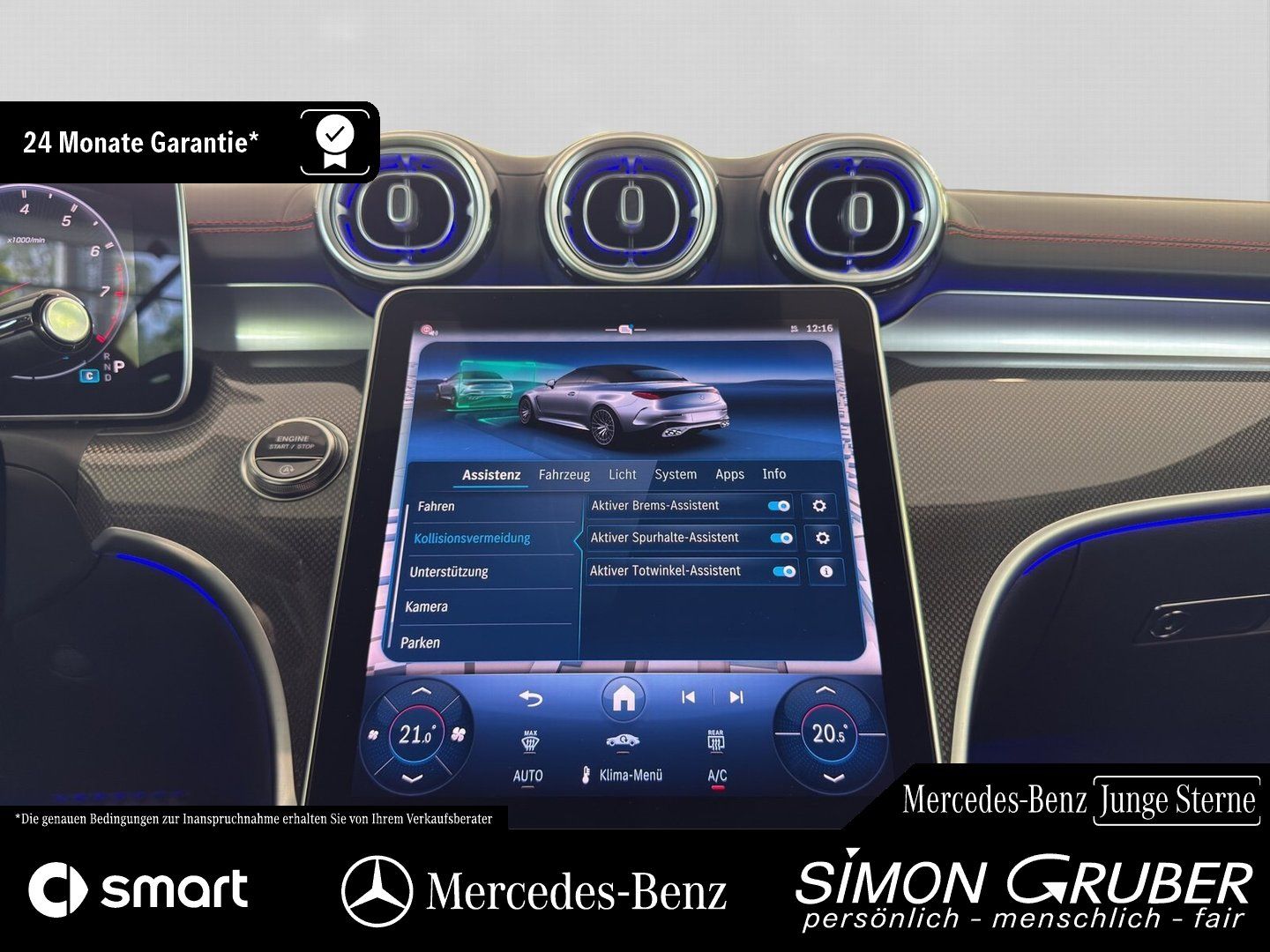 Fahrzeugabbildung Mercedes-Benz CLE 53 4M AMG Night Dyn+ HUD Burm Sitzklima 20``