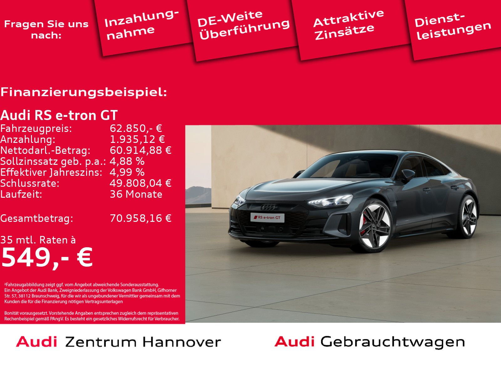 Audi RS e-tron GT quattro Head-Up Pano Laser B&O Memo