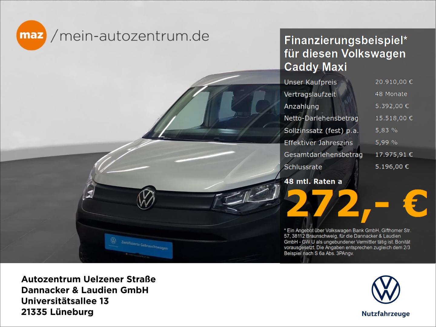 Volkswagen Caddy Maxi Kombi 1.5 TSI Eco Profi Comp. Audio P